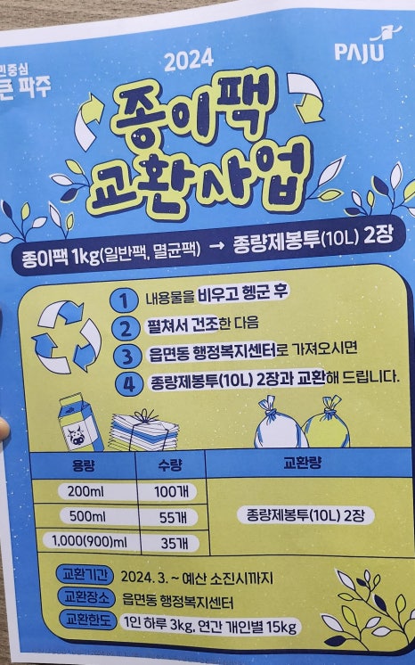 파주시재활용센터 이미지