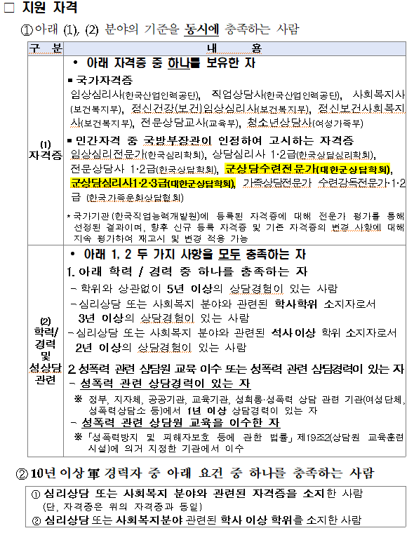 대한군상담학회 이미지