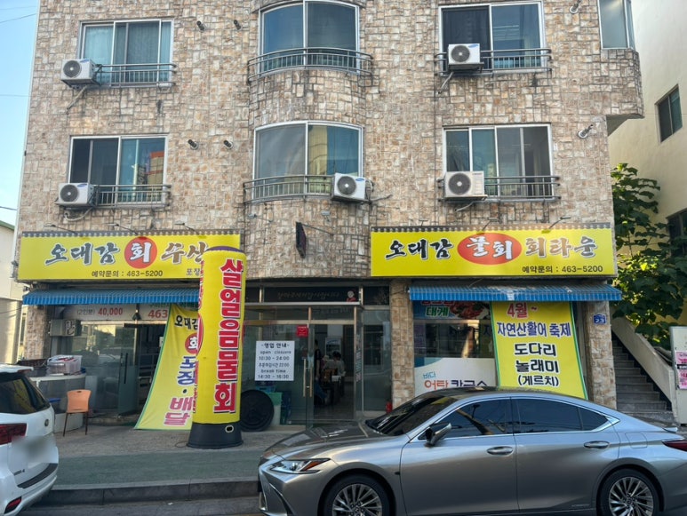 오대감참가자미물회 이미지