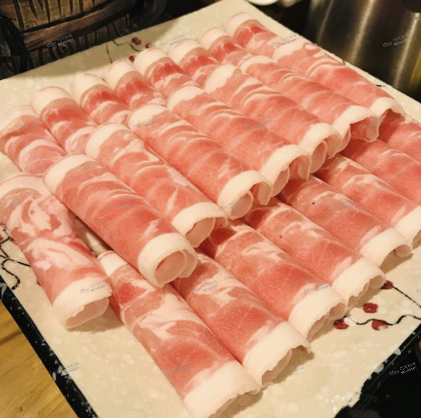 슬라이스대패삼겹 이미지