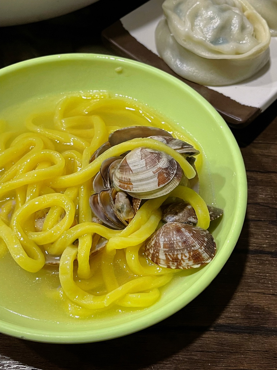 황도바지락칼국수 이미지