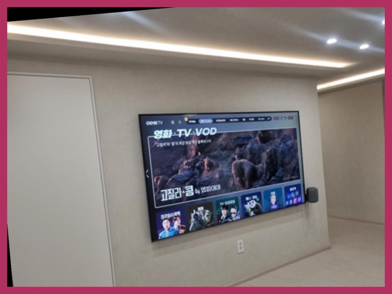 벽걸이TV설치홈앤티비 이미지