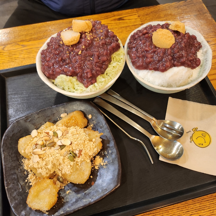 돼지팥빙수 이미지