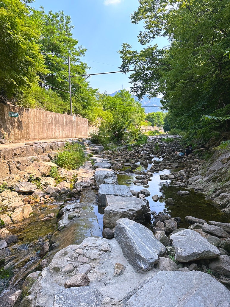 관악산 계곡 캠핑장 이미지