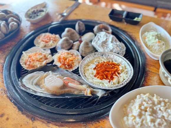바다회조개구이 이미지