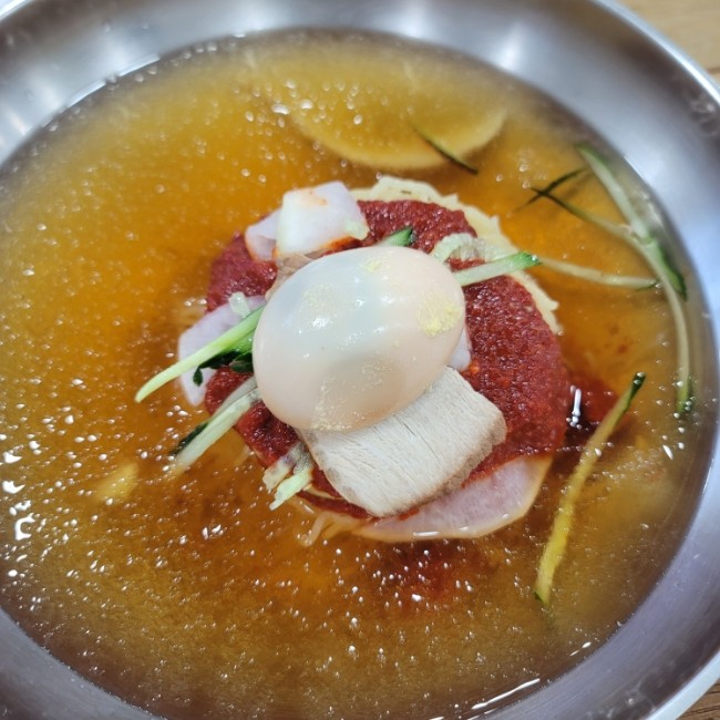 달전밀면 이미지