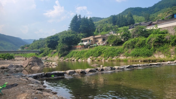 초입새 계곡 이미지