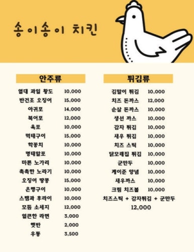 송이치킨 이미지