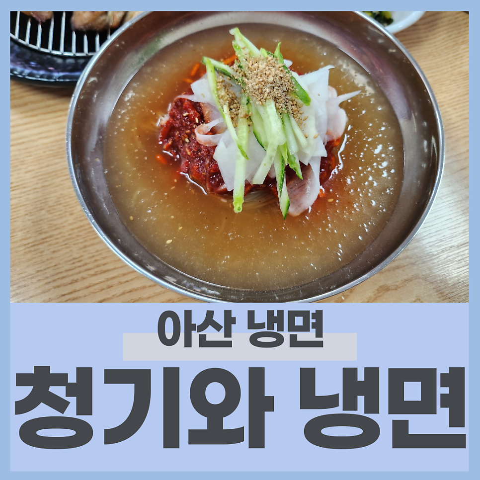 청기와냉면초계막국수 이미지