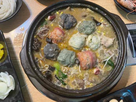 가마솥김치전골 이미지
