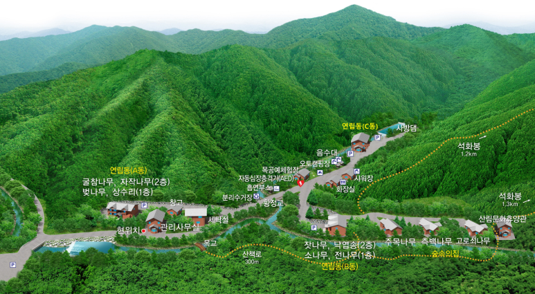 국립황정산자연휴양림 이미지