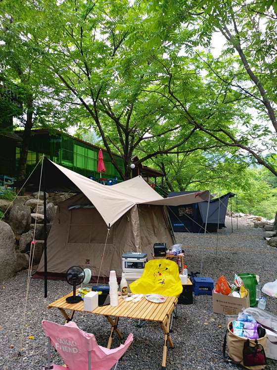 석천캠핑장 이미지