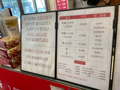 큰집닭강정동묘점 이미지