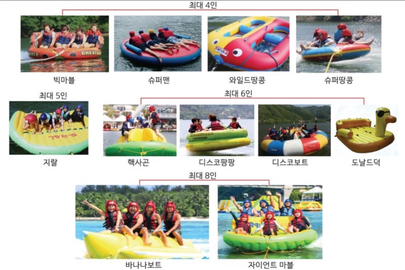 가평 빠지 크리스 월드 수상레저 이미지