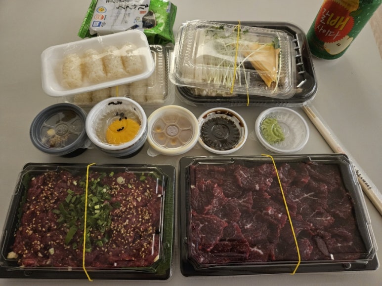 홍단육회뭉티기 이미지
