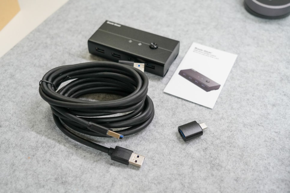 베이직기어 USB KVM 스위치 선택기 "다중 PC 연결 기능으로 아이패드프로와 삼성 노트북을 연결하다. 이미지 4
