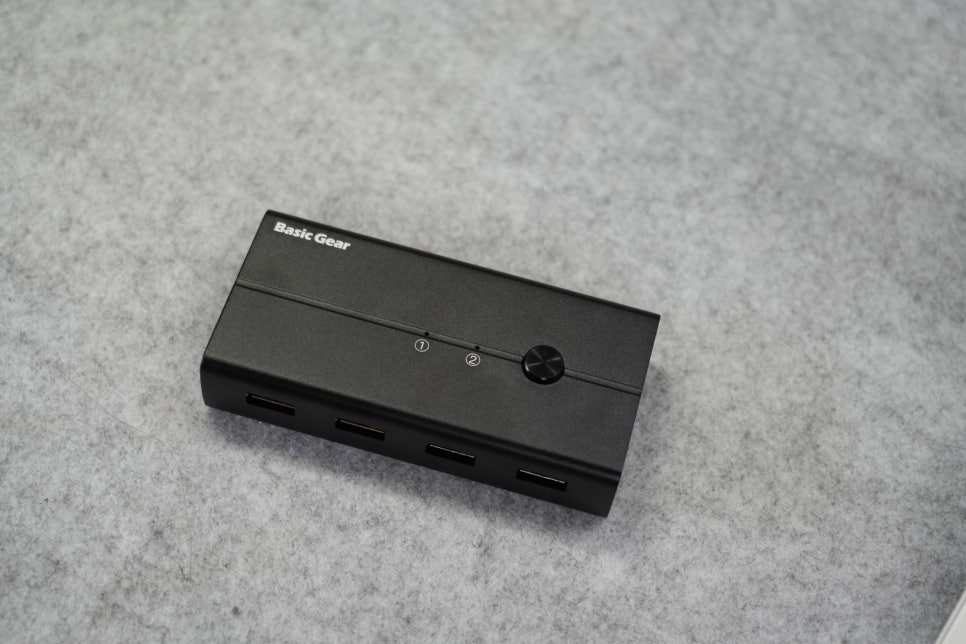 베이직기어 USB KVM 스위치 선택기 "다중 PC 연결 기능으로 아이패드프로와 삼성 노트북을 연결하다. 이미지 6