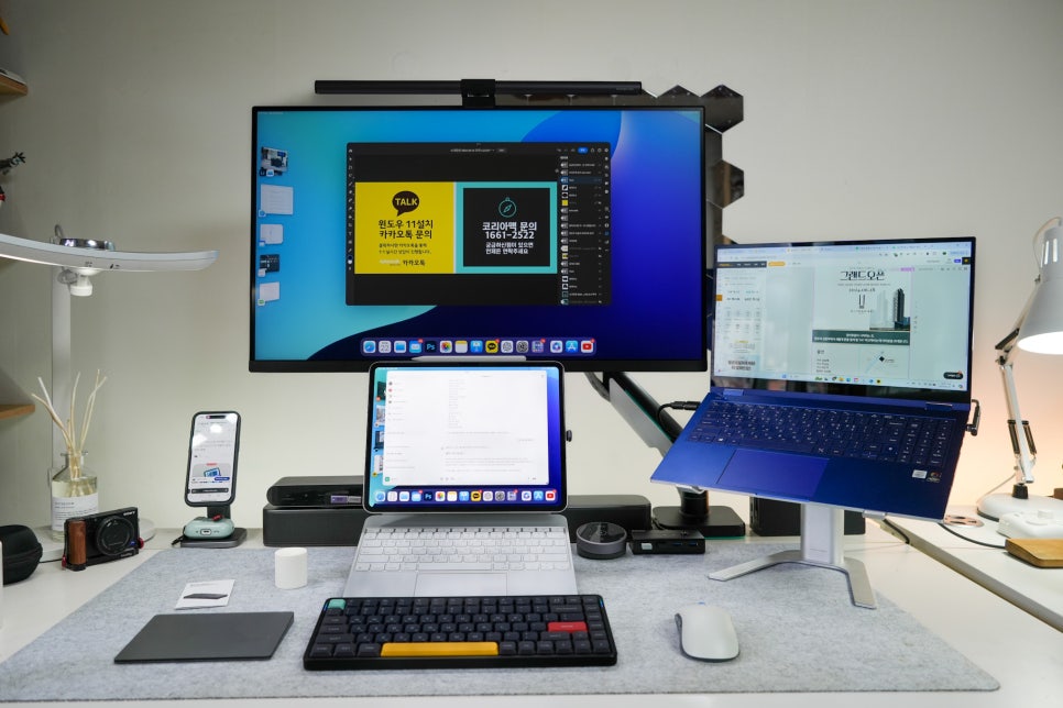 베이직기어 USB KVM 스위치 선택기 "다중 PC 연결 기능으로 아이패드프로와 삼성 노트북을 연결하다. 이미지 2