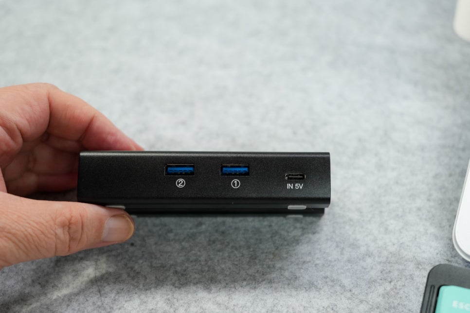 베이직기어 USB KVM 스위치 선택기 "다중 PC 연결 기능으로 아이패드프로와 삼성 노트북을 연결하다. 이미지 7