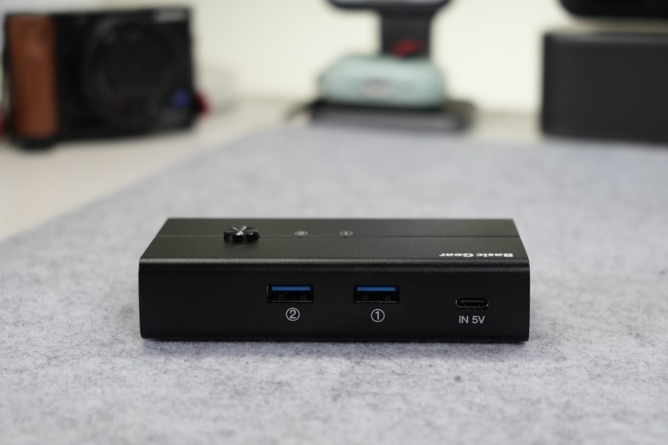 베이직기어 USB KVM 스위치 선택기 "다중 PC 연결 기능으로 아이패드프로와 삼성 노트북을 연결하다. 이미지 10
