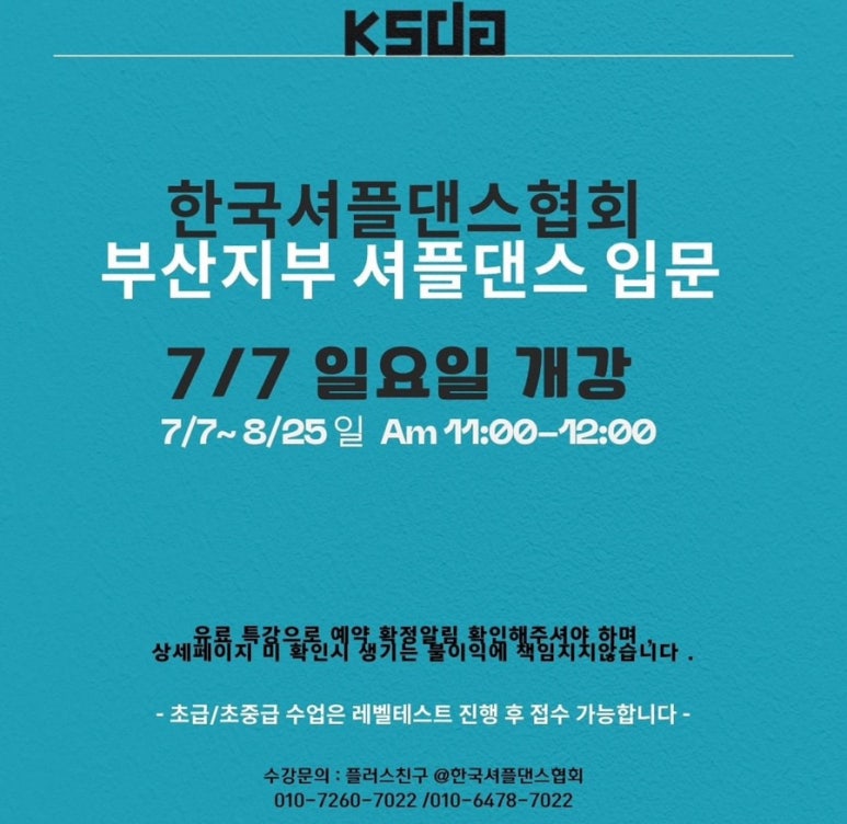 한국셔플댄스협회 이미지