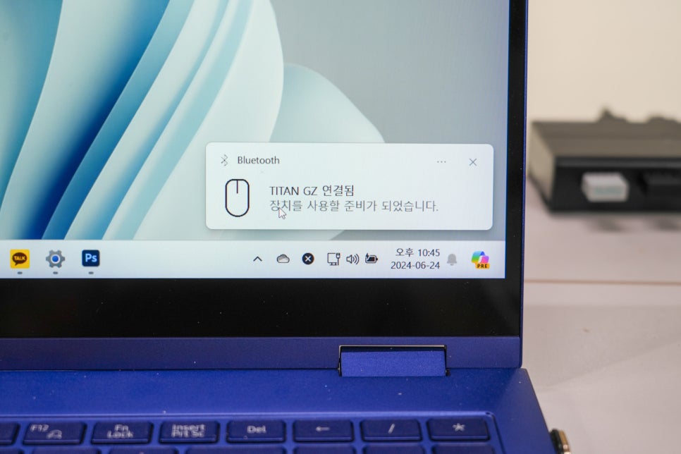 고성능 경량 무선 게이밍 마우스 "제닉스 TITAN GZ 유뮤선 블루투스 마우스 삼성노트북과 사용해보니" 이미지 14