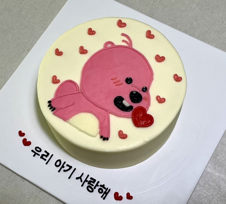달곰과자집 진접 레터링케이크 이미지