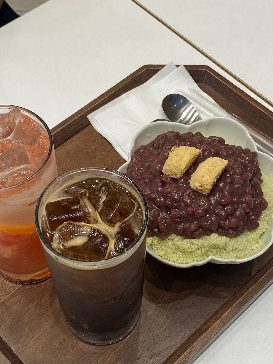 돼지팥빙수 이미지