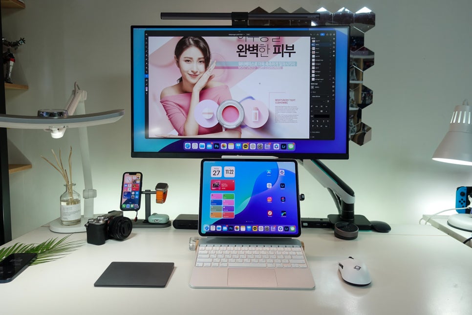 지클릭커 슈퍼히어로 OP100 르캄프 초경량 4K 게이밍 마우스 리뷰 아이패드 프로 마우스로 사용해보니.. 이미지 17