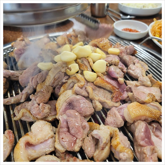 만나 유황오리 이미지