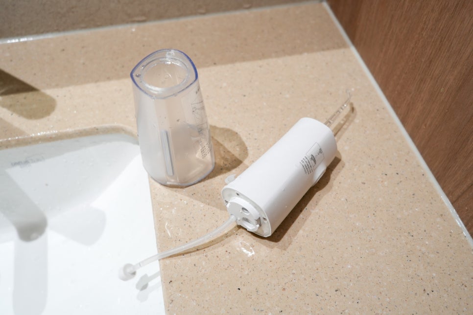 휴대용 단미 구강세정기 물치실 클린픽 300ml CLS07Y 출장지에서 사용을 해보니.. 이미지 13