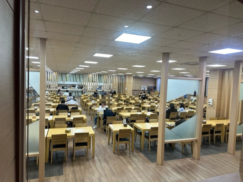 인하대학교 교직원식당 이미지