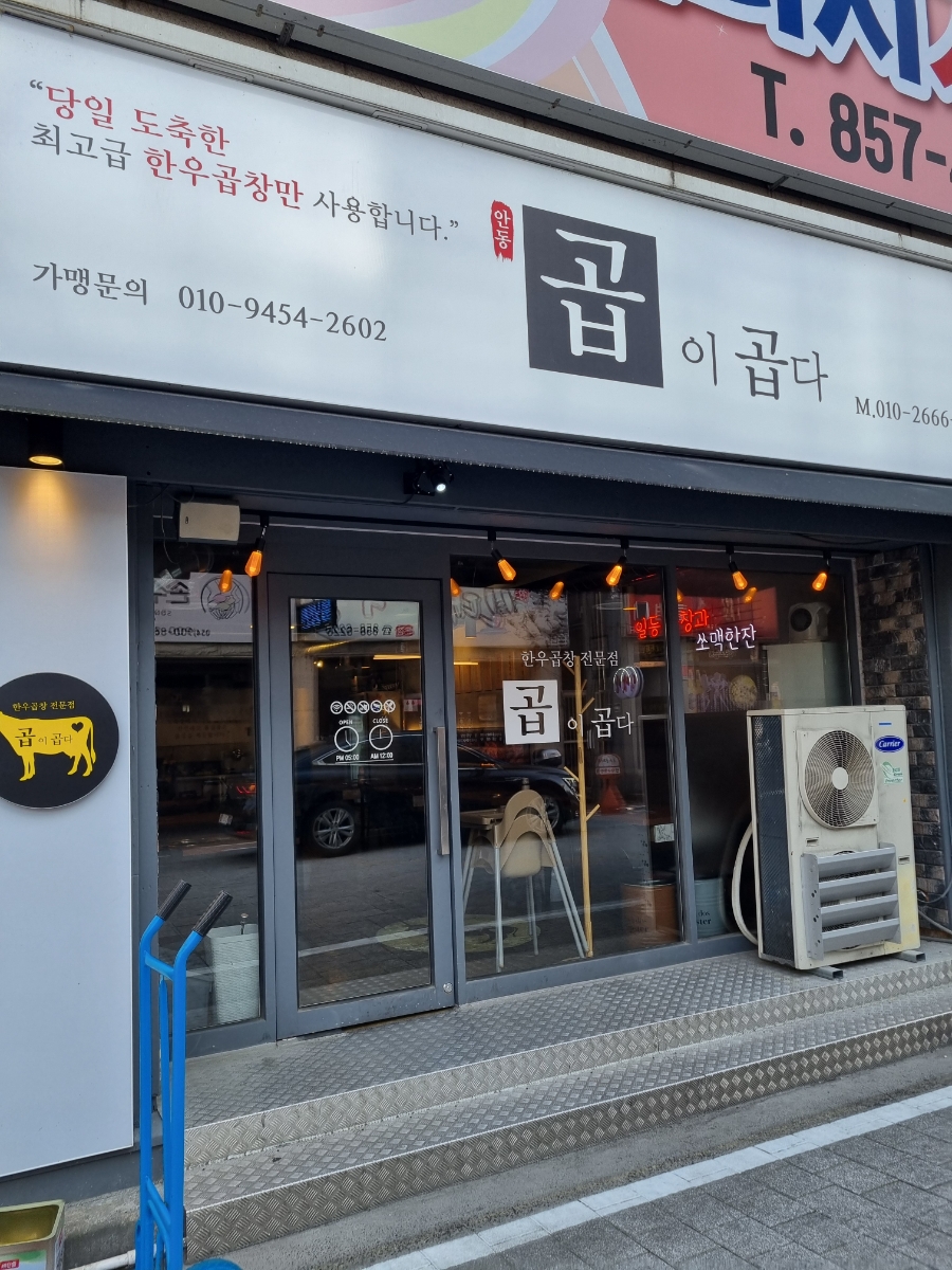 곱이곱다 안동점 이미지