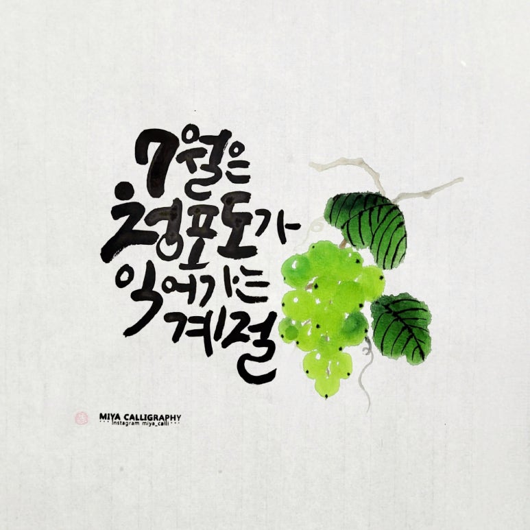 미야글씨 이미지