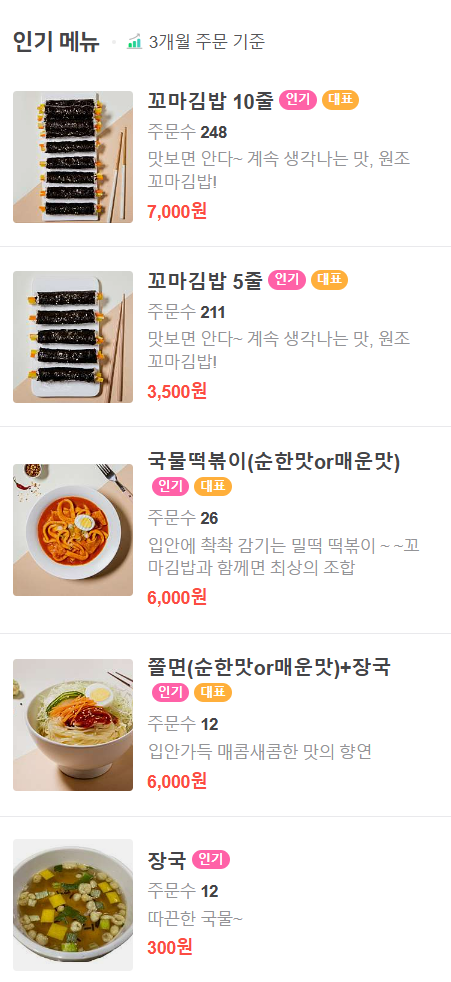 선비꼬마김밥 명지국제신도시점 이미지