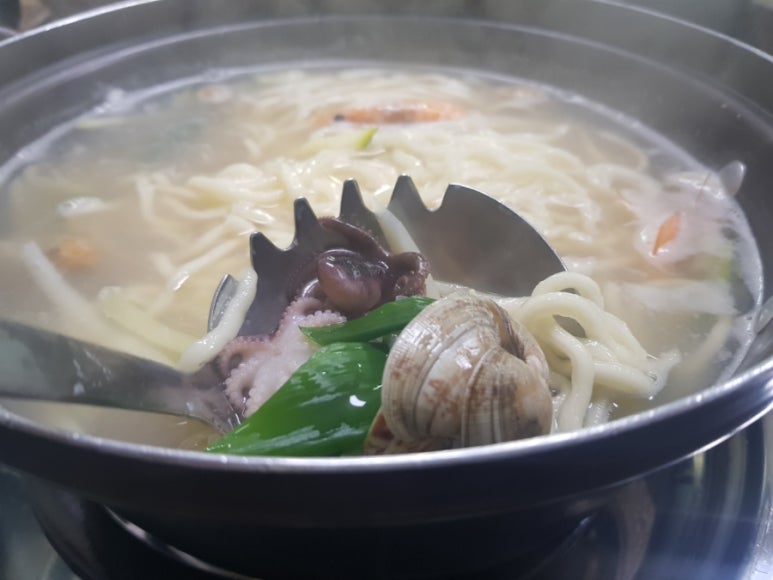 대천해물 면 낙지 칼국수 이미지