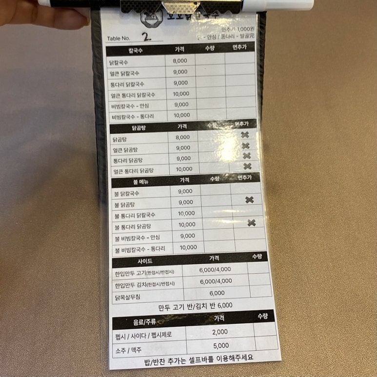 꼬꼬닭칼국수 이미지