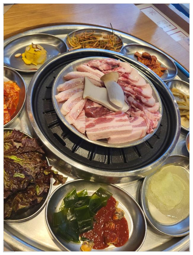 쟁반집 이미지