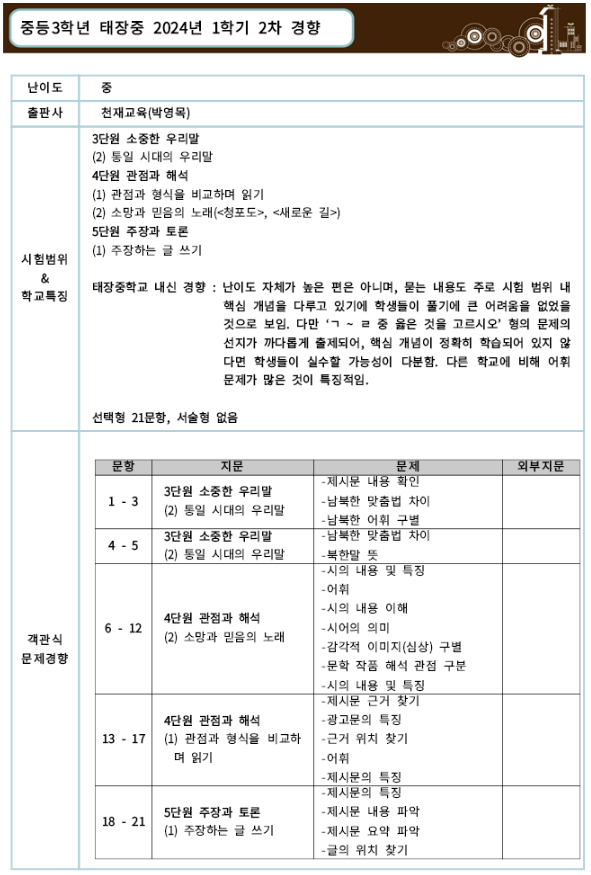 태장중학교 이미지