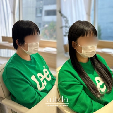 유잇다붙임머리 이미지