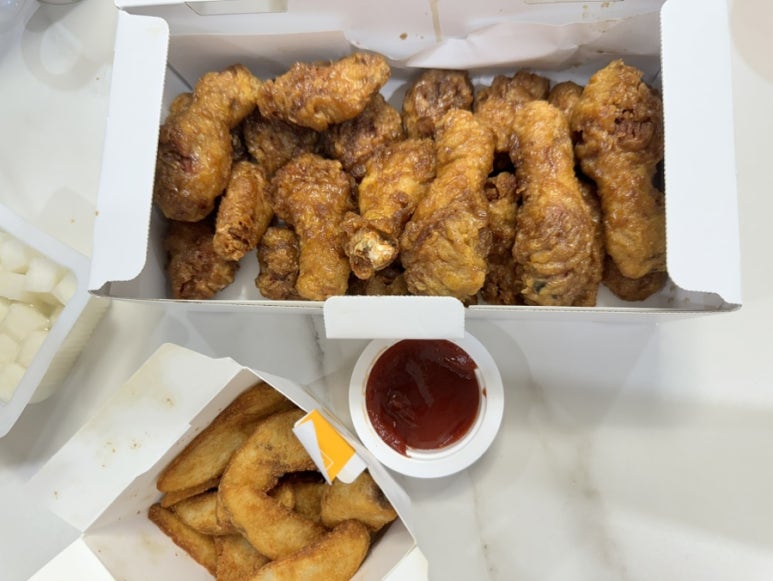 맥시칸통닭，피자 이미지