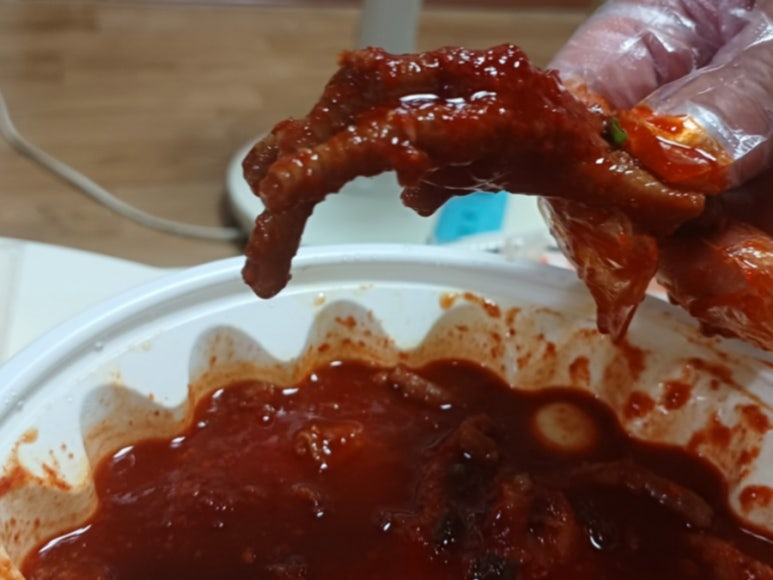 외오동닭발 이미지