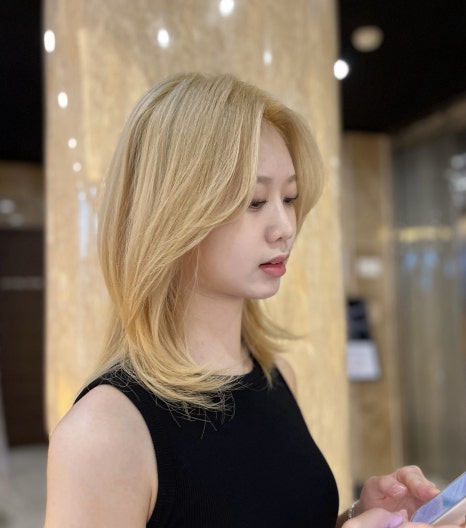 금발헤어샵 이미지