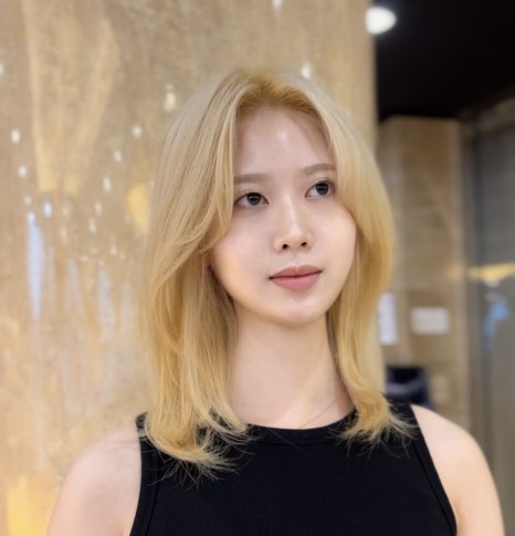 금발헤어샵 이미지