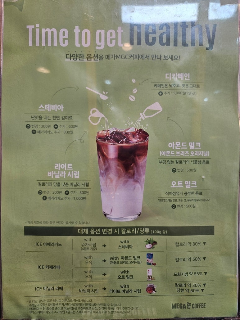 메가커피 이미지