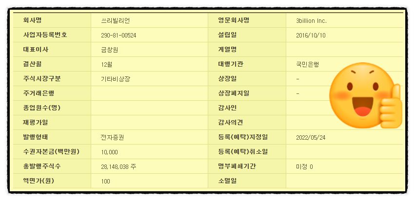 빌리언 컴퍼니 이미지