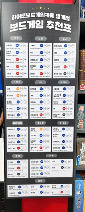 히어로보드게임카페범계점 이미지