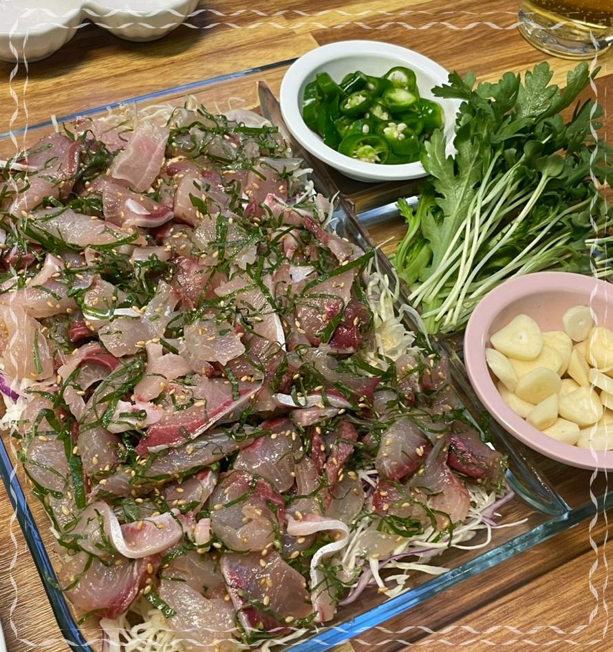 깻잎막회 이미지