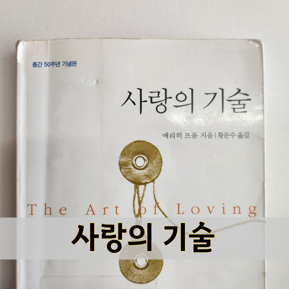 사랑의 기술 (에리히 프롬) 책, 도서 추천 줄거리 요약