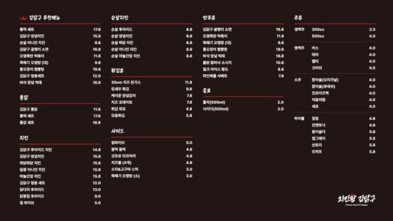 치킨왕 김닭구 이미지